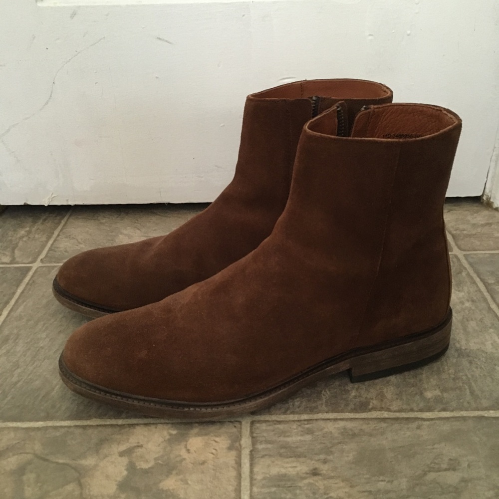 Men’s CAMEL SUEDE FRYE BOOTS